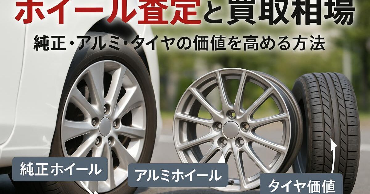 車下取りでホイールを高く評価される査定基準と買取相場解説｜純正 